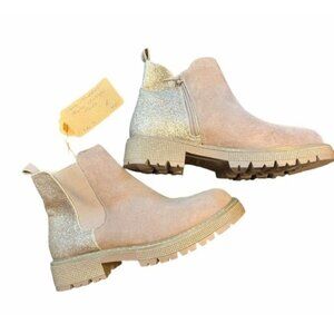 Steve Madden Girl's Glitter Chelsea Boots  Size 3 NWOT